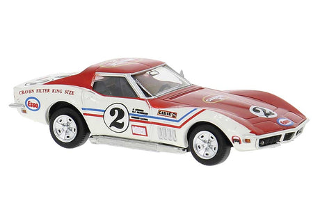 1967-1973 Chevrolet Corvette C3 - Assembled -- Greder-Teams #2 (white, red, LeMans 1971)