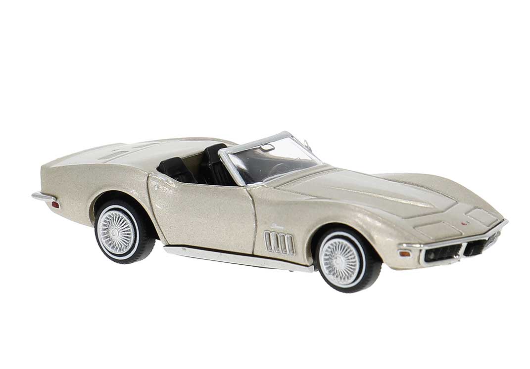 1967-1973 Chevrolet Corvette C3 Convertible - Assembled -- Top Down (gold)