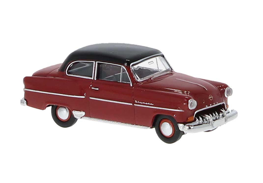 1953-1954 Opel Olympia Sedan - Assembled -- Red, Black