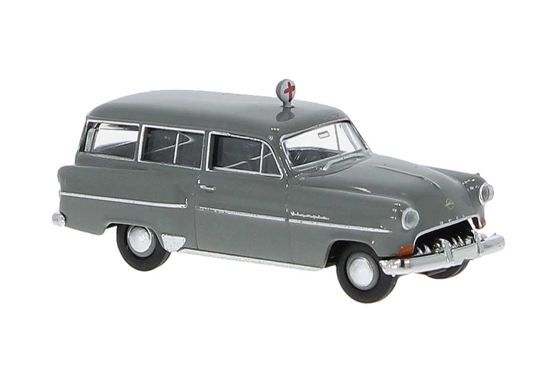 1953-1954 Opel Olympia Caravan Station Wagon - Assembled -- German Red Cross DRK (gray, German Lettering)