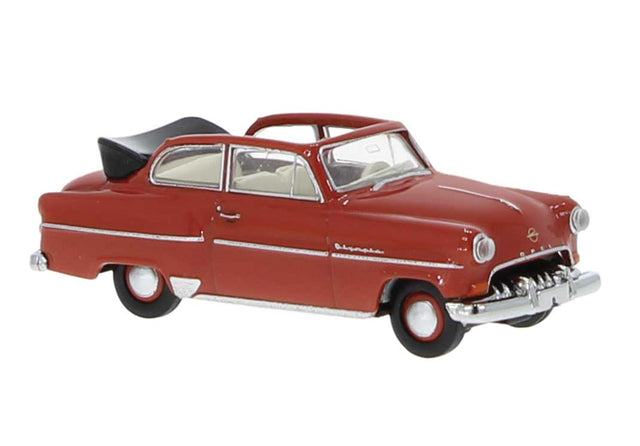 1953-1954 Opel Olympia Convertible - Assembled -- Top Down (red)