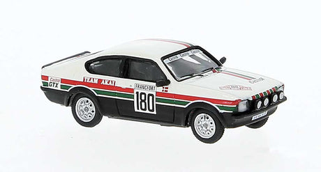 1970s Opel Kadett C GT/E Coupe - Assembled -- Castrol #180 Oluf Raldorf Monte Carlo 1978 (white, black, orange, green, Ger
