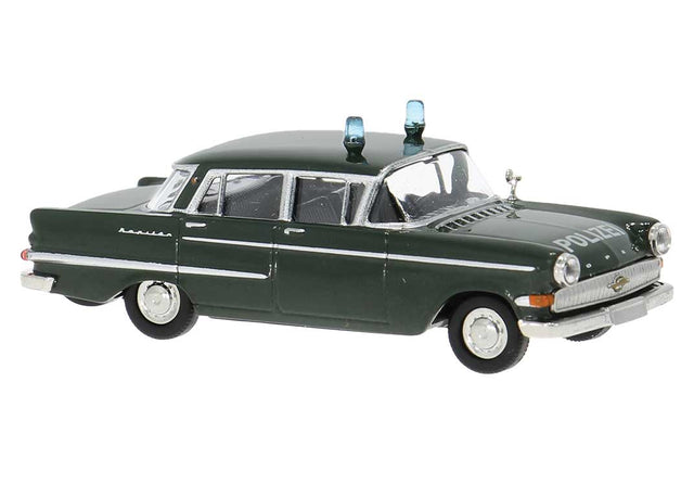 1959-1964 Opel Kapitan P 2.6 Sedan - Assembled -- Police (black, white, German Lettering)