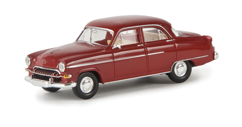 1954 Opel Kapitan Sedan - Assembled -- Red-1