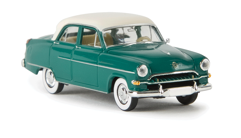 1954 Opel Kapitan Sedan - Assembled -- Opal Green, White-1