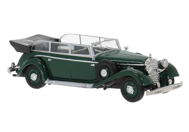 1938 Mercedes-Benz 770K Limousine - Assembled -- Top Down (dark green)