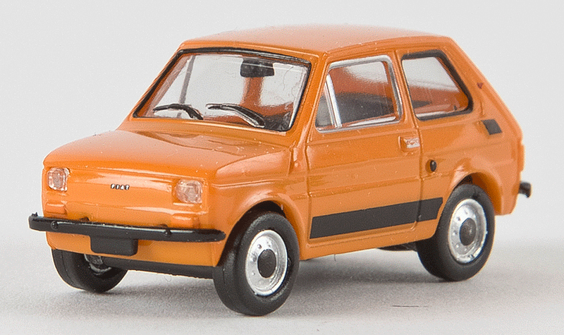 1972-1980 Fiat 126 Station Wagon - Assembled - Drummer -- Yellow-Orange