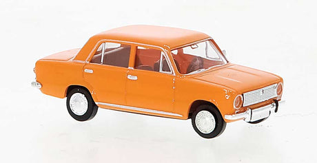 1966-1975 Fiat 124 Sedan - Assembled -- Orange