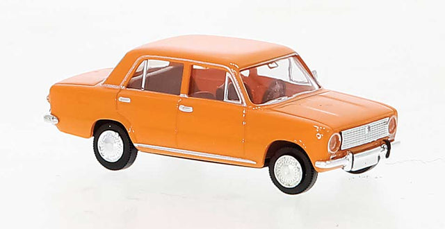 1966-1975 Fiat 124 Sedan - Assembled -- Orange