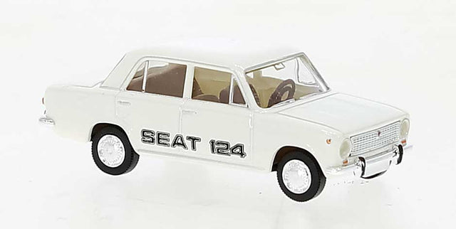 1968 Seat 124 Sedan - Assembled -- White, Black