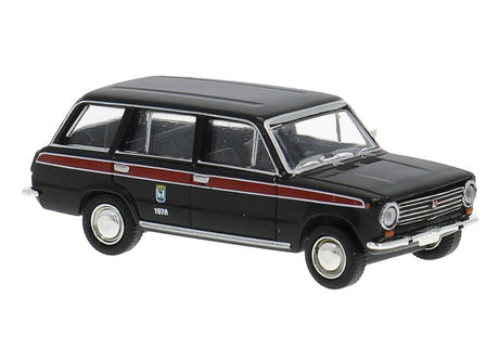 1960s Fiat Familiare Station Wagon - Assembled -- Taxi (black, red, Spanish Lettering)