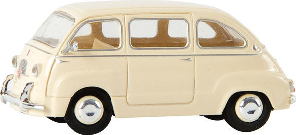 1956 Fiat Multipla Mini Van - Assembled -- Clear Ivory