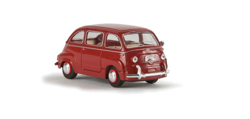 1956 Fiat Multipla Mini Van - Assembled -- Ruby Red