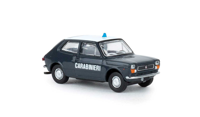 1971-1983 Fiat 127 - Assembled -- Police (black, Italian Lettering)