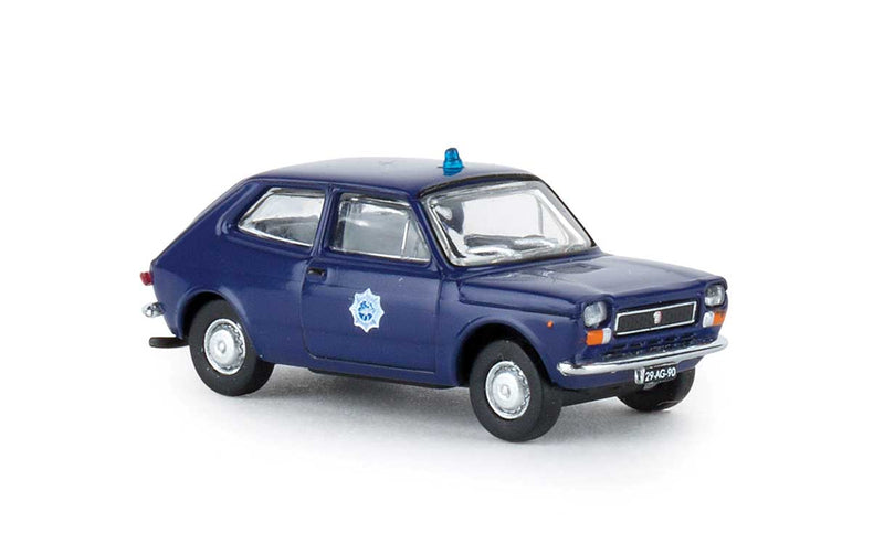 1971-1983 Fiat 127 - Assembled -- Police (blue, Dutch Lettering)