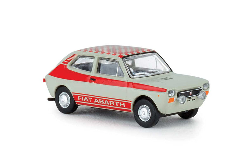 1971-1983 Fiat 127 - Assembled -- Fiat Abarth (gray, red, Italian Lettering)