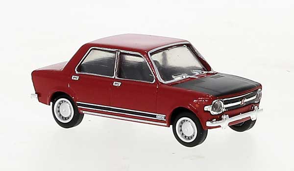 1969 Fiat 128 - Assembled -- Rally (red, black)