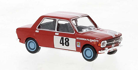 1969 Fiat 128 - Assembled -- Scuderia Filipinetti #48 (red, white, Italian Lettering)