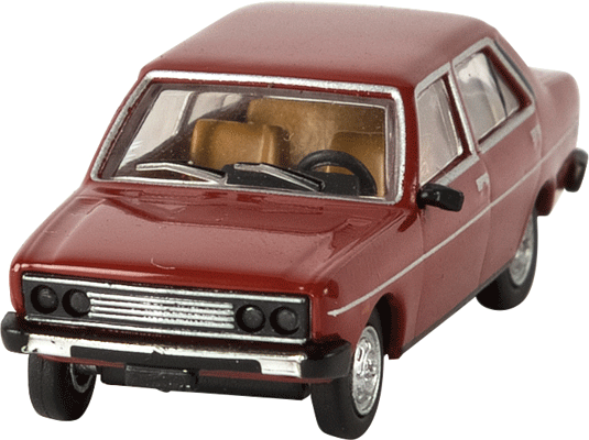 1974-1978 Fiat 131 Mirafiori Sedan - Assembled - Drummer -- Maroon
