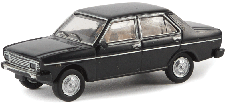 1974-1978 Fiat 131 Mirafiori Sedan - Assembled - Drummer -- Black-Blue/Midnight Blue