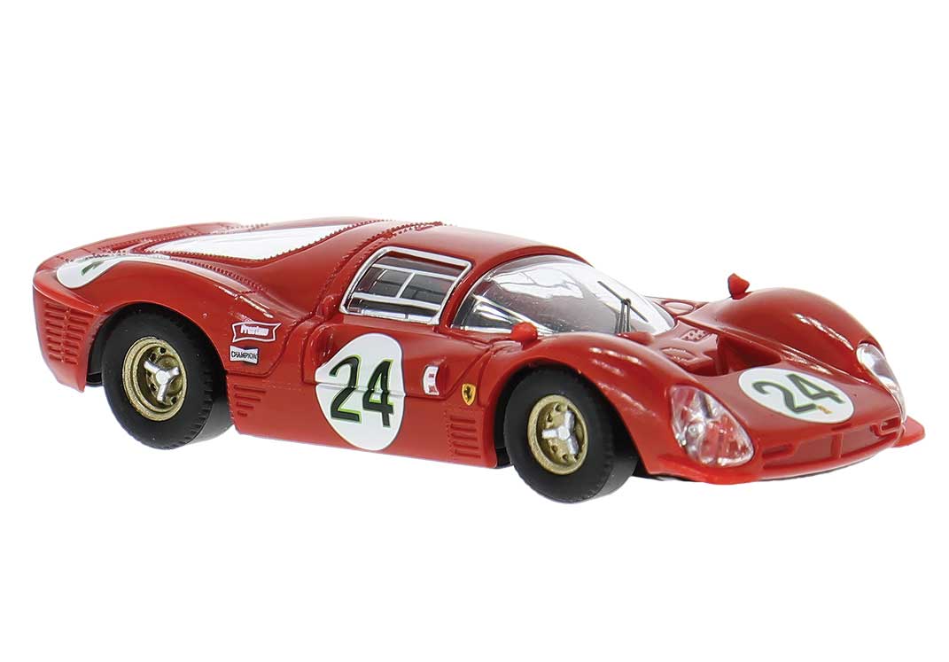 1960s Ferrari 330 P4 - Assembled -- #24 (2 Platz Daytona 1967 Parkes/Scarfiotti, red, white)
