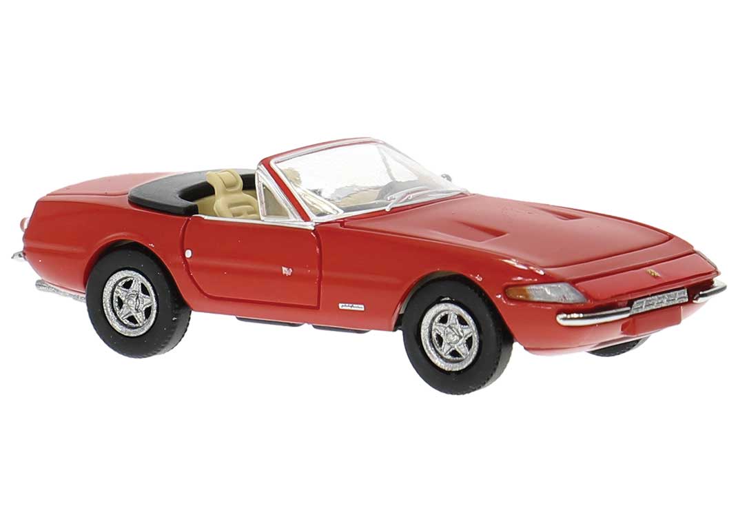 Ferrari 365 GTS Convertible - Assembled -- Top Down (red)