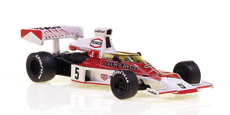 1975 McLaren M23D - Assembled -- Emerson Fittipaldi #5 (Weltmeisterauto, white, red, black)