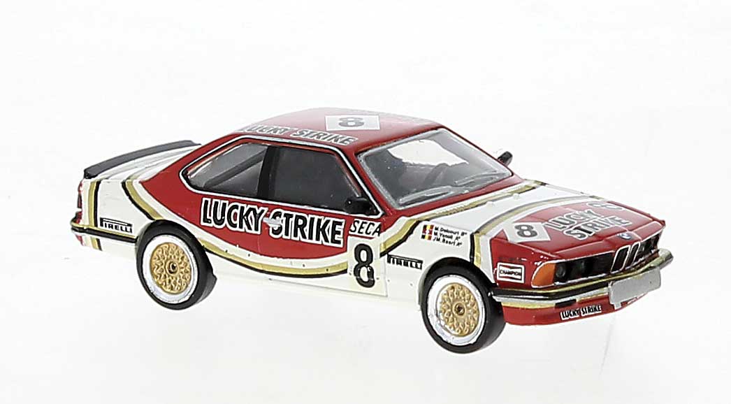 1977 BMW 635i 2-Door - Assembled -- Bastos #21 (red, white, German Lettering)