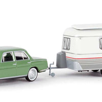 1966-1972 BMW 2000 Sedan with Eriba Camper Trailer - Assembled -- Various Colors