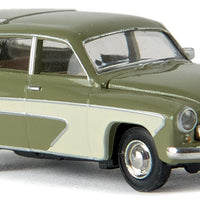 1957-1966 Wartburg 311 Camper Station Wagon - Assembled -- Olive, White