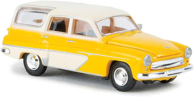 1957-1966 Wartburg 311 Camper Station Wagon - Assembled -- Yellow, Ivory
