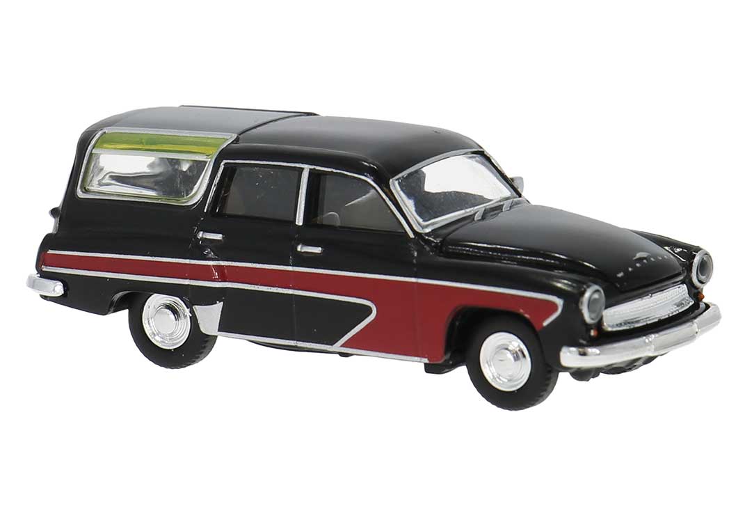 1957-1966 Wartburg 311 Camper Station Wagon - Assembled -- Black, Red