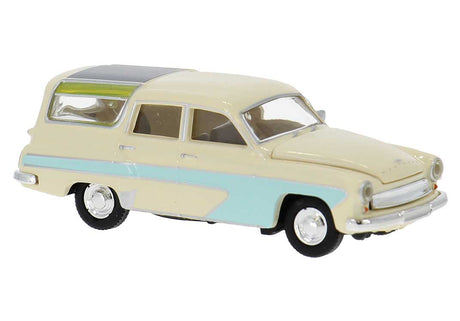 1957-1966 Wartburg 311 Camper Station Wagon - Assembled -- Ivory, Mint Green