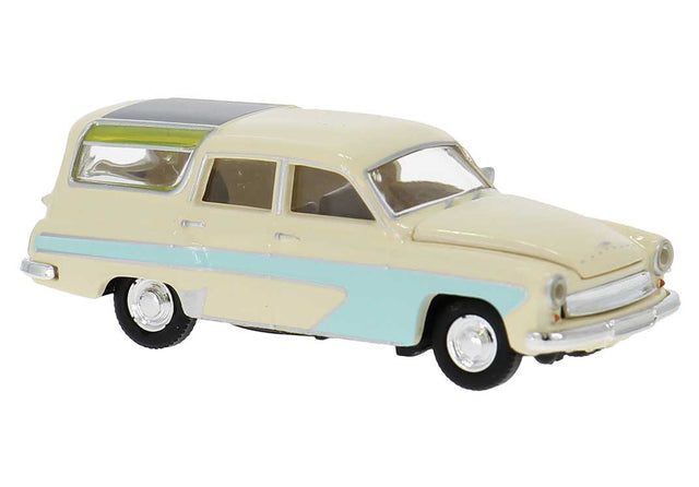 1957-1966 Wartburg 311 Camper Station Wagon - Assembled -- Ivory, Mint Green