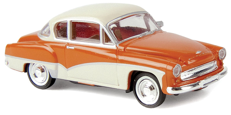 1957-1966 Wartburg 311 2-Door Coupe - Assembled -- Orange, Ivory