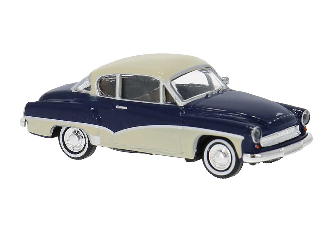 1957-1966 Wartburg 311 2-Door Coupe - Assembled -- Maroon, Dark Blue