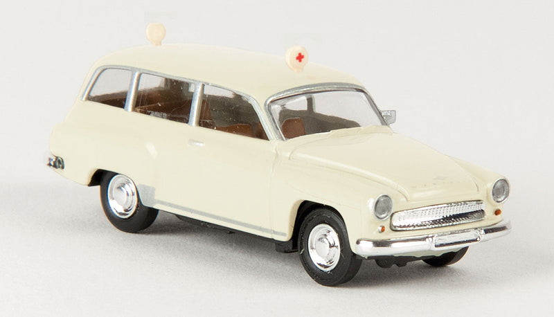 1956-65 Wartburg 311 Station Wagon - Assembled -- Ambulance (ivory)