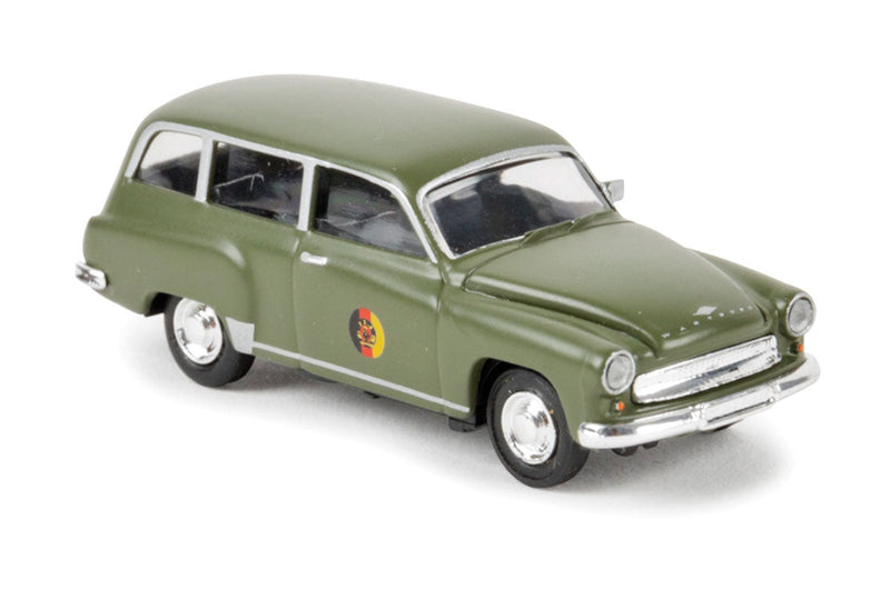 1956-1965 Wartburg 311 Station Wagon - Assembled -- NVA (green, German Lettering)