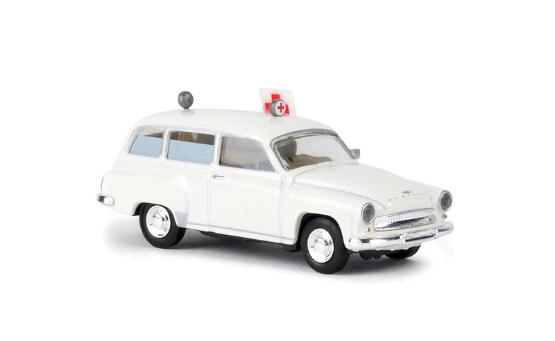 1956-1965 Wartburg 311 Station Wagon - Assembled -- Ambulance (white, German Lettering)