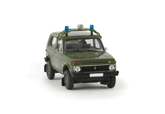 1976 Lada Niva Station Wagon - Assembled -- Volkspolizei Bereitschaft (green, German Lettering)