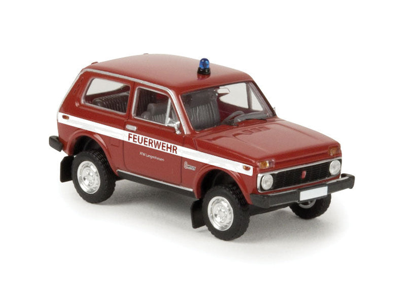 1976 Lada Niva Station Wagon - Assembled -- Langenhessen, Germany, Fire Department (red, white, German Lettering)