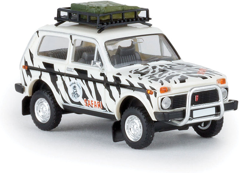 1976 Lada Niva Station Wagon - Assembled -- Namib Tours (Zebra Stripes)