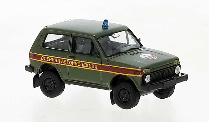 1976 Lada Niva Station Wagon - Assembled -- Sowjetische Streitkrafte (greem red, yellow, German Lettering)