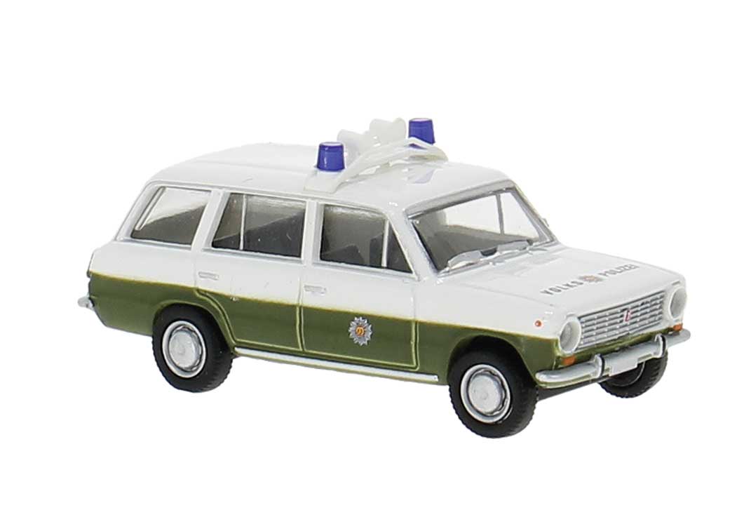 Lada 2102 Kombi Station Wagon - Assembled -- Volkspolizei (white, green, German Lettering)