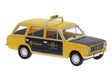 Lada 2102 Kombi Station Wagon - Assembled -- Taxi (black, yellow, Spanish Lettering)