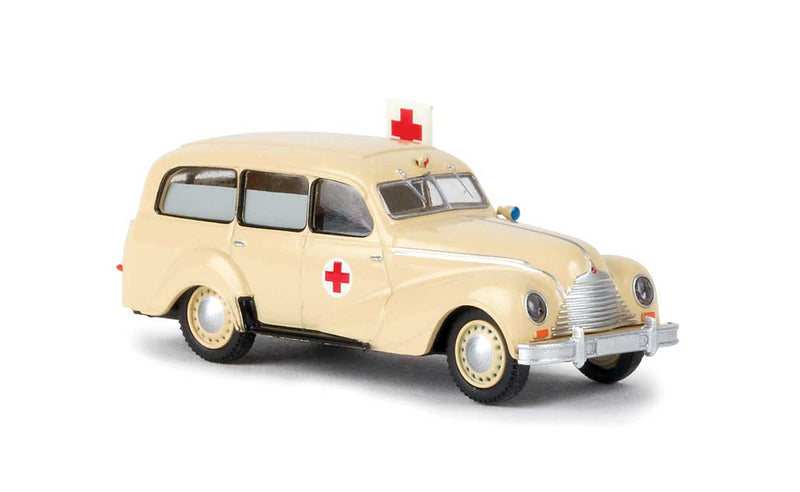 1949-1955 EMW 430 Station Wagon - Assembled -- Ambulance (ivory, red)