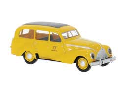 1949-1955 EMW 430 Station Wagon - Assembled -- German Post (yellow, black, German Lettering)
