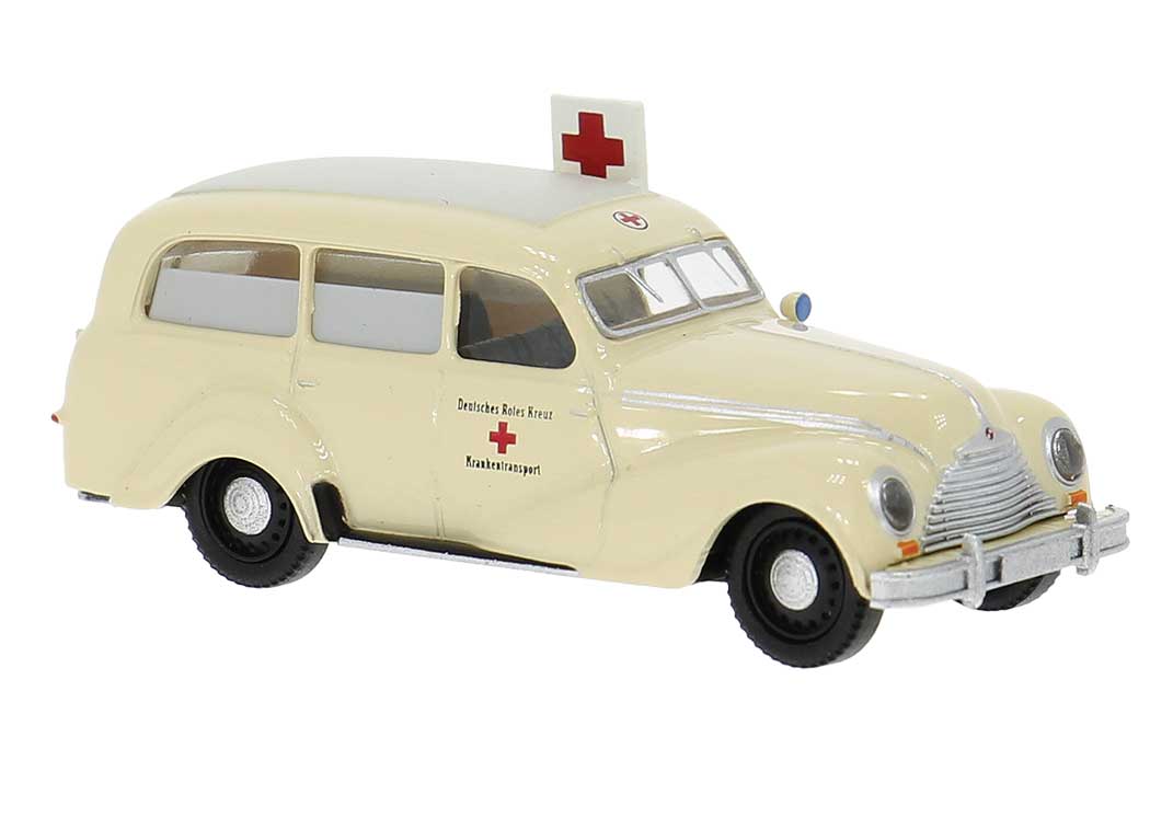 1949-1955 EMW 430 Station Wagon - Assembled -- German Red Cross (pale yellow, German Lettering)