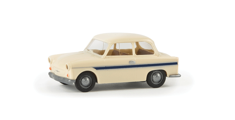 1958-1962 Trabant P 50 Sedan - Assembled -- Ivory, Blue