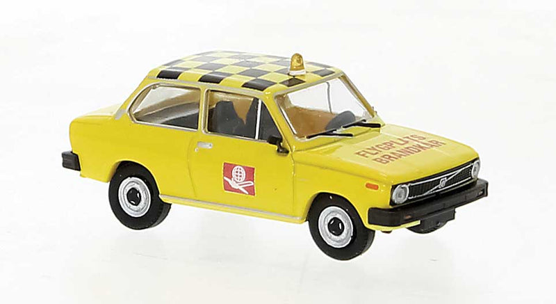 1975 Volvo 66 Sedan - Assembled -- Brandkar (yellow, black, red, German Lettering)